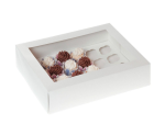 Schachtel * 24 Mini Cupcakes * Weiss * 2 Stück